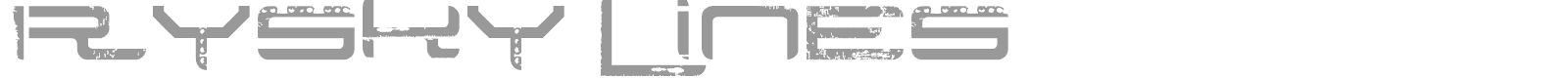 Rysky Lines font preview